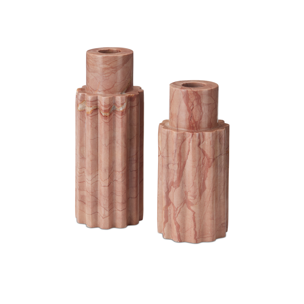 Candle Holders Penrose Pink Candle Holder Set of 2