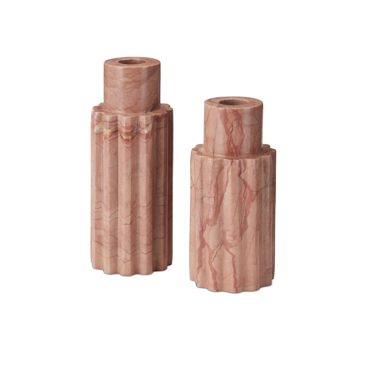 Candle Holders Penrose Pink Candle Holder Set of 2