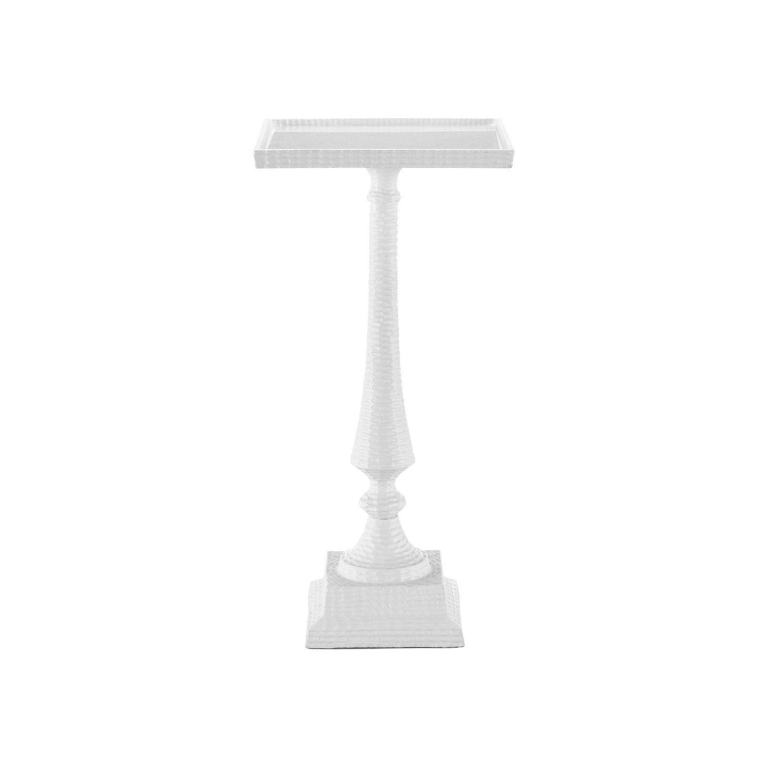 Jena White Accent Table