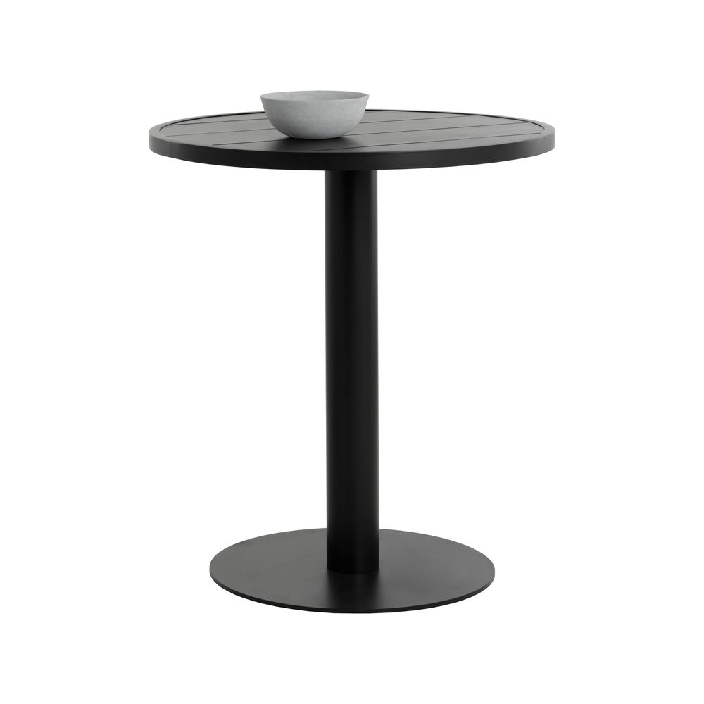 Merano Bar Table - Round - Black