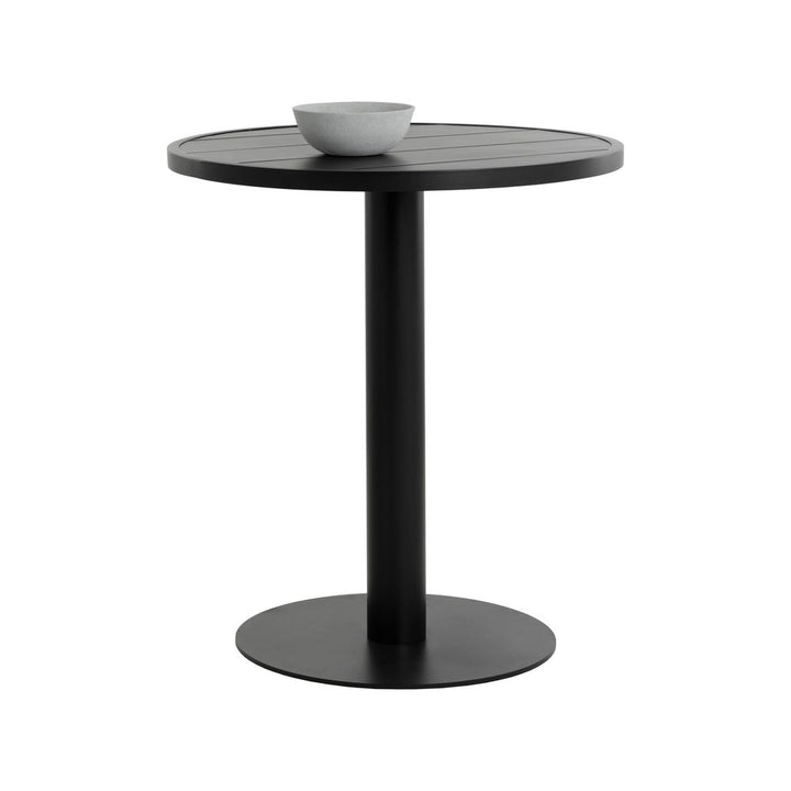 Merano Bar Table - Round - Black