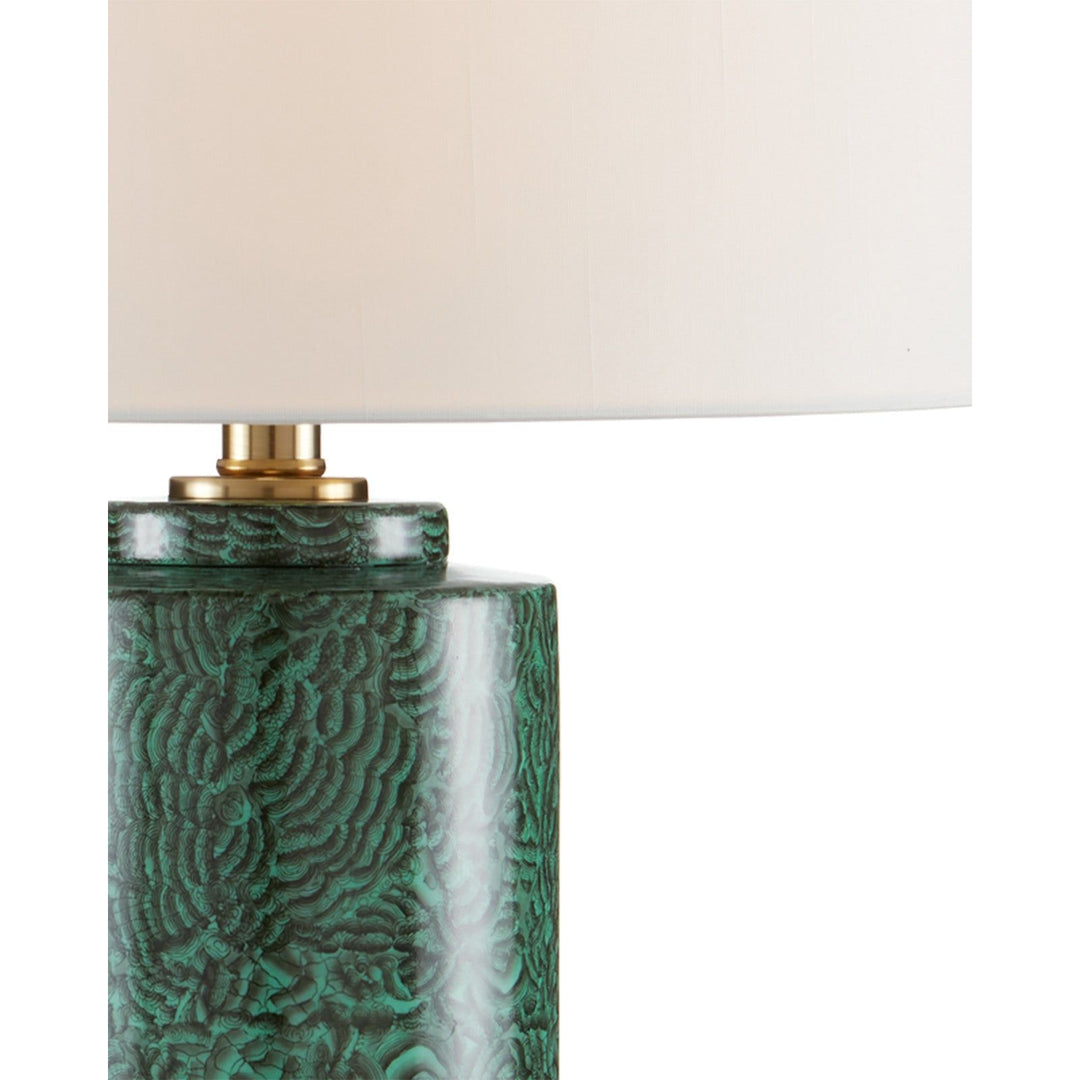 St. Isaac Green Table Lamp