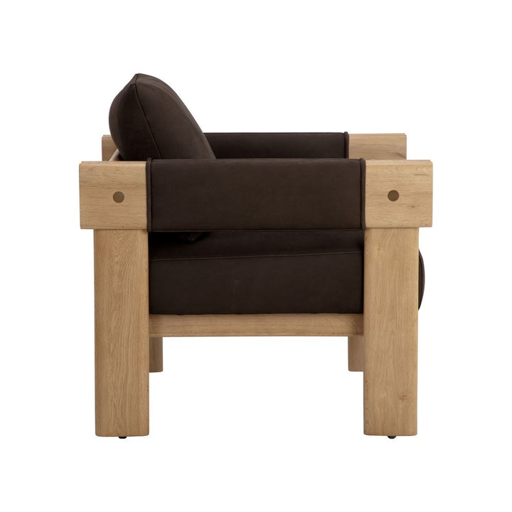 Lounge Chairs Carmichael Lounge Chair - Nubuck Cocoa Leather