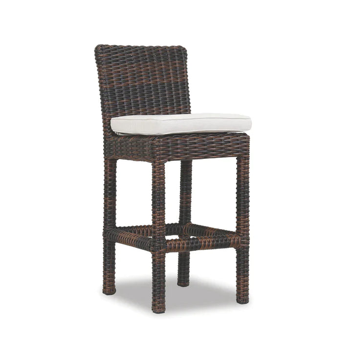 Outdoor Bar & Counter Stools Montecito Counter Stool in Canvas Flax w/ Self Welt