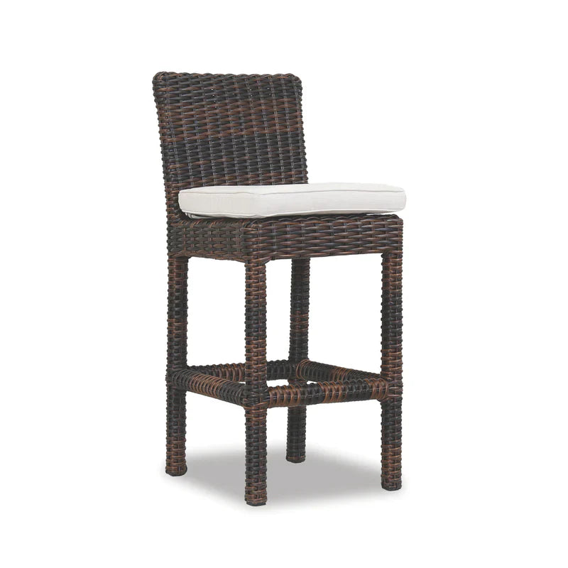 Outdoor Bar & Counter Stools Montecito Counter Stool in Canvas Flax w/ Self Welt