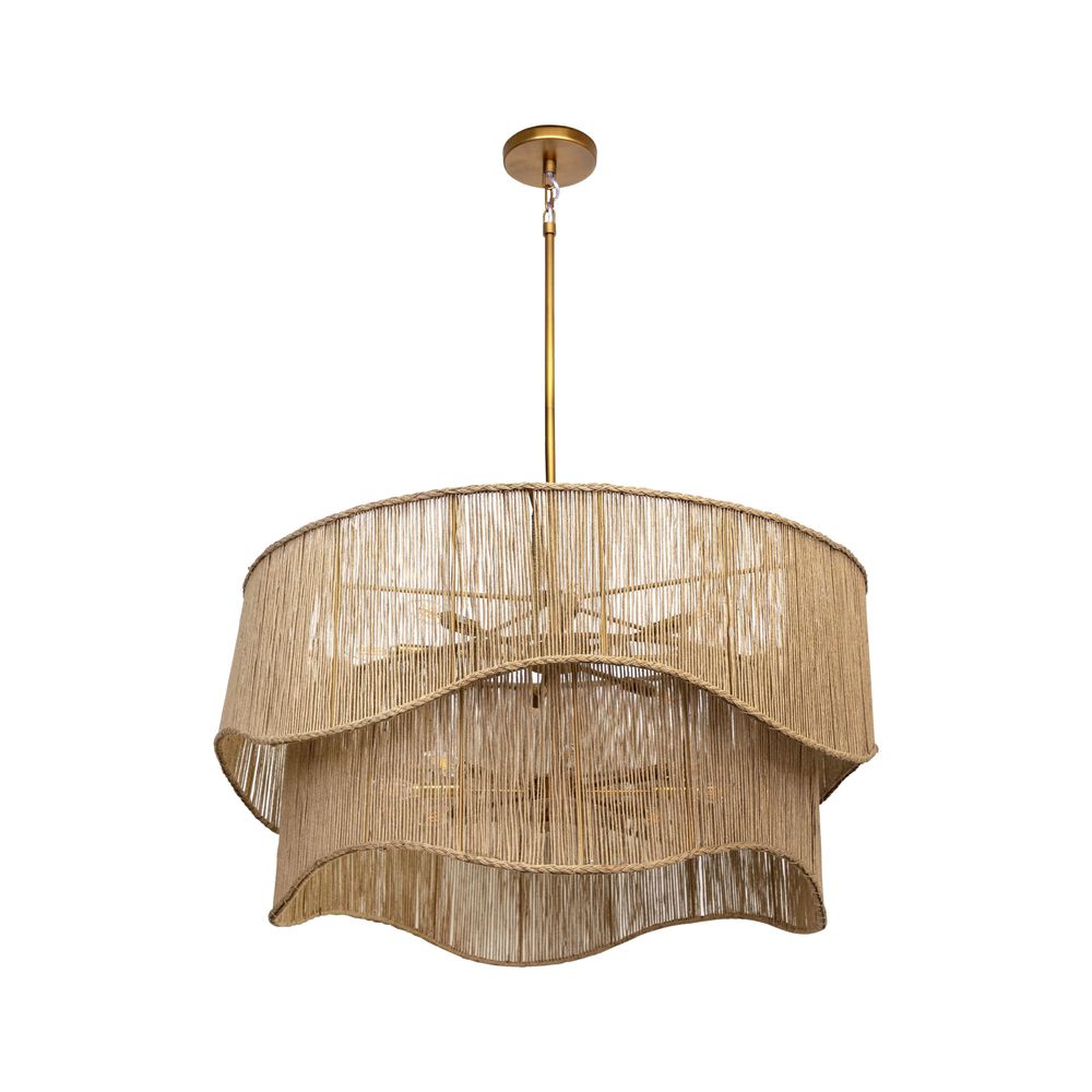 Chandeliers Rhine Chandelier - Natural Jute