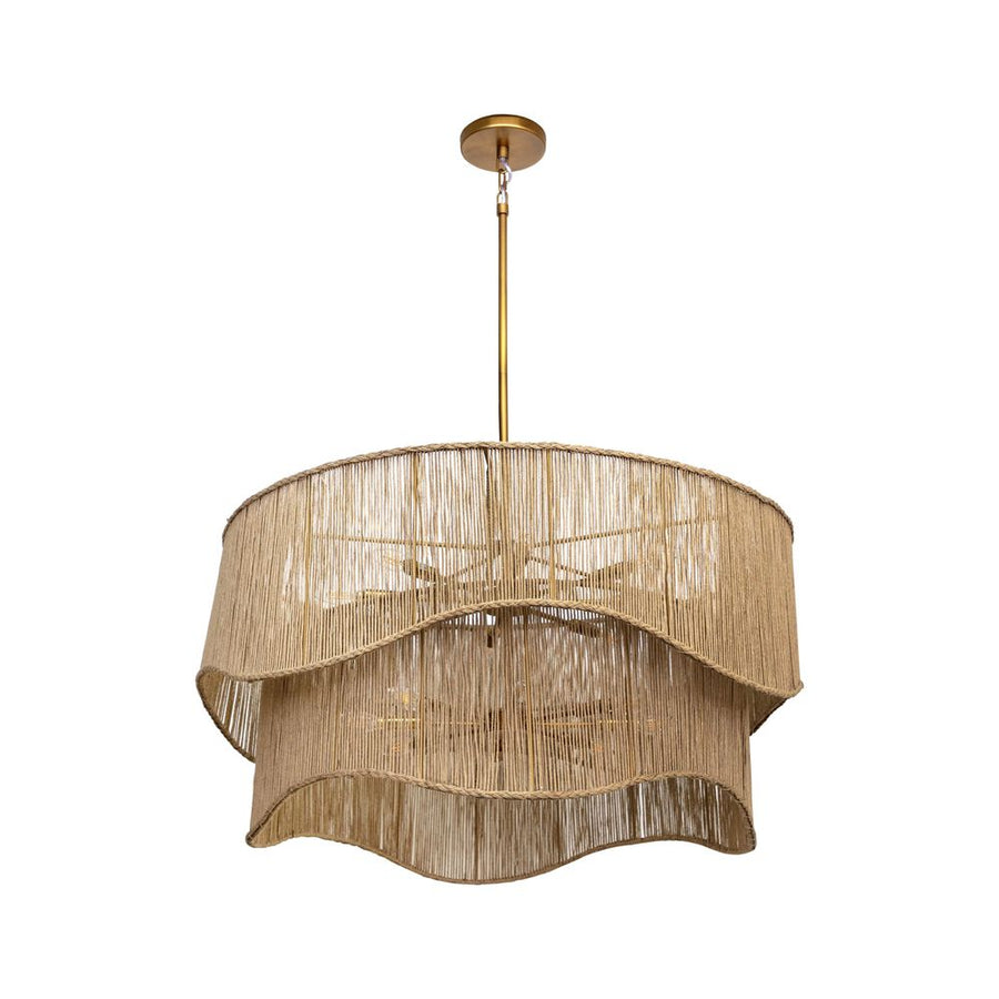 Chandeliers Rhine Chandelier - Natural Jute