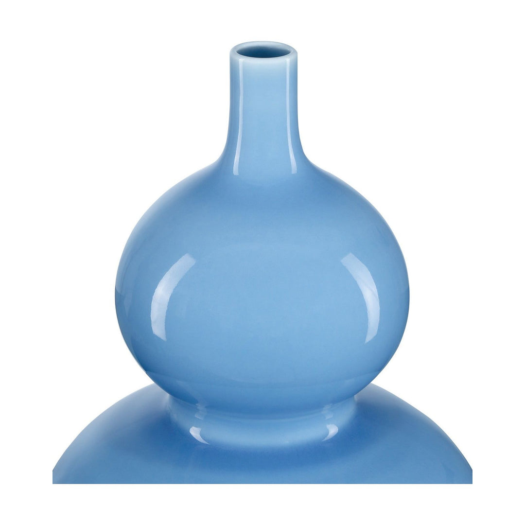 Sky Blue Double Gourd Vase