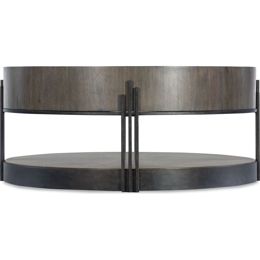 Coffee Tables Commerce & Market Skyline Cocktail Table - Dark Wood