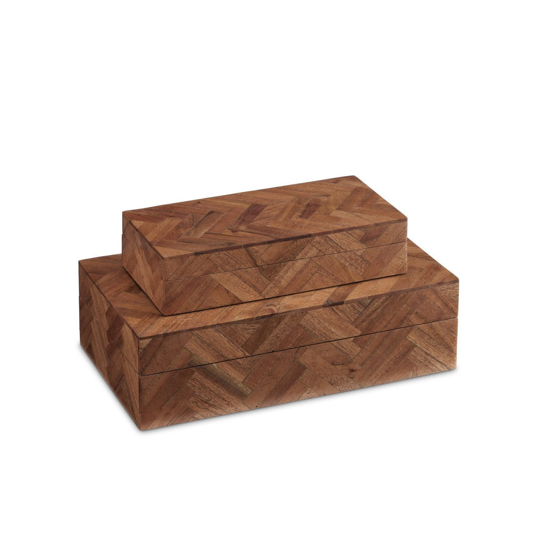 Alfeo Wood Box Set of 2