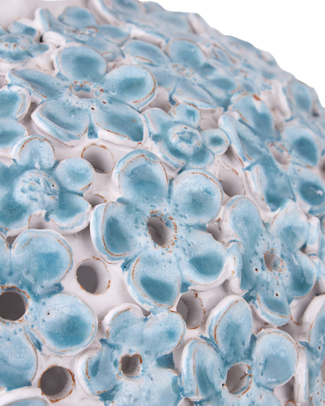 Daisy Blue Vase