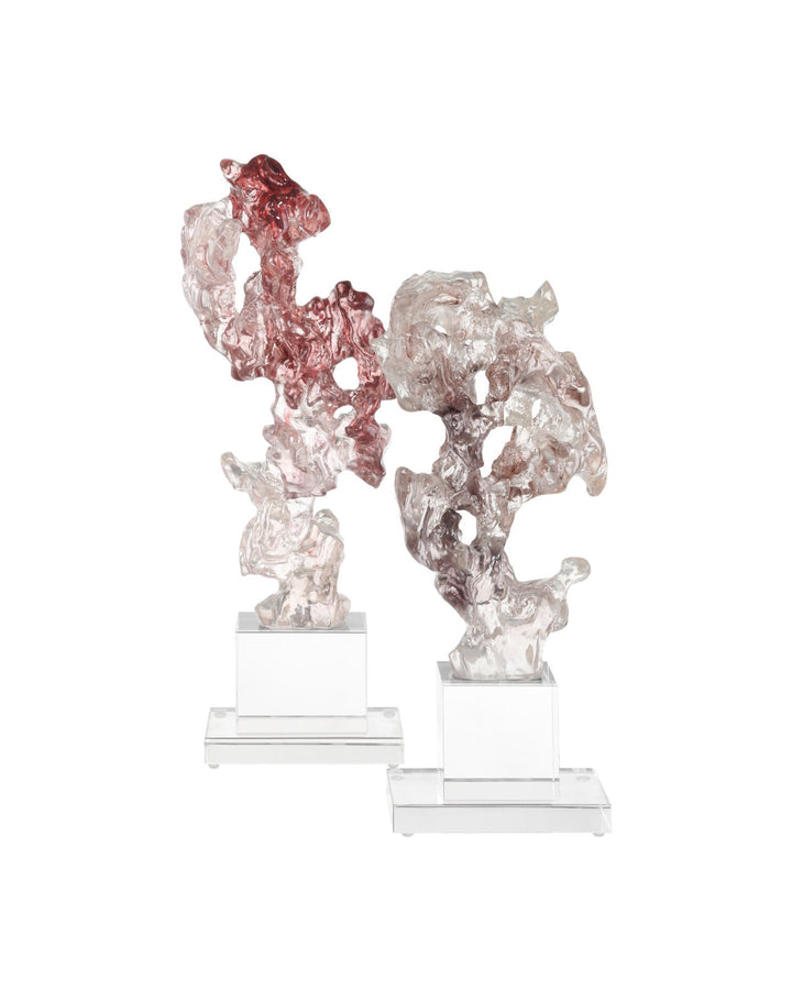 Decorative Objects Faux Rock Crystal Large Sculpture