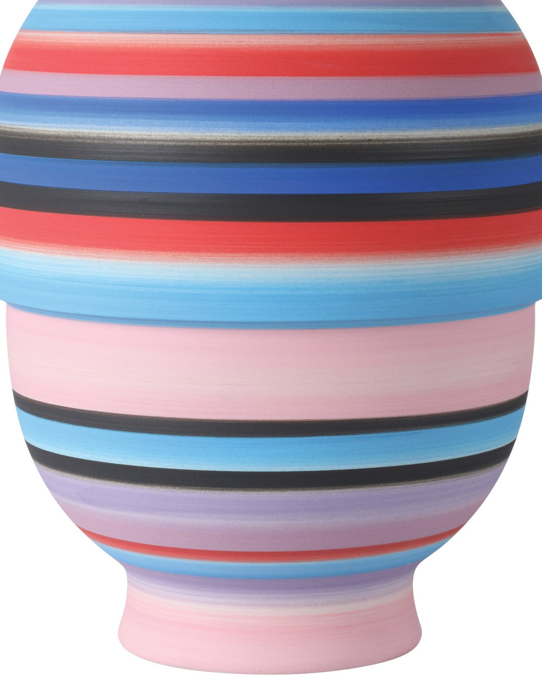 Vases Happy 80's Small Bright Blue & Red Vase