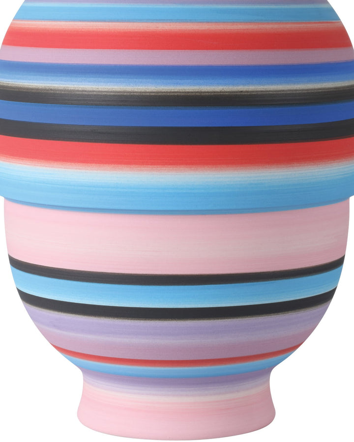Vases Happy 80's Small Bright Blue & Red Vase