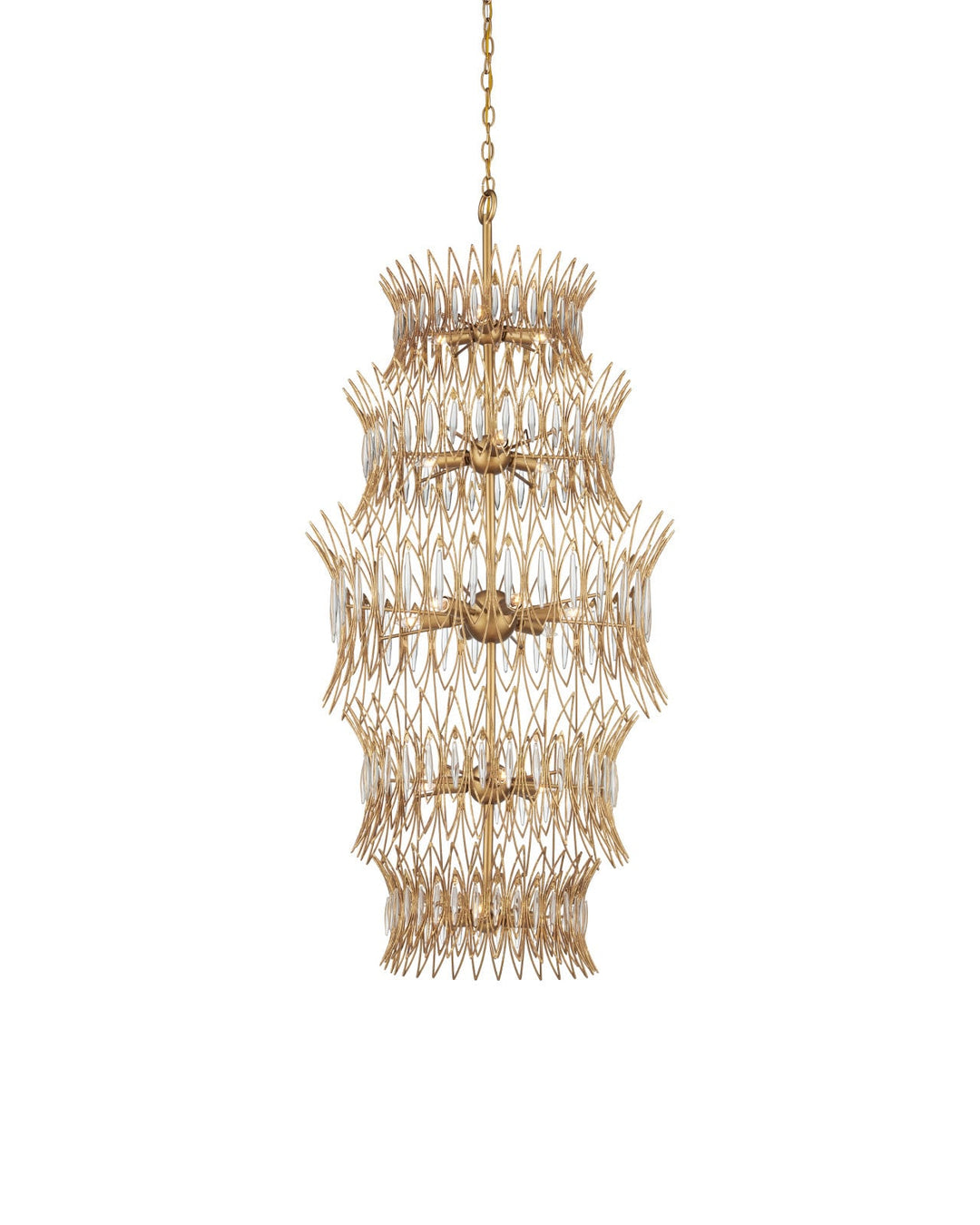 Chandeliers Marquise Large Gold Chandelier
