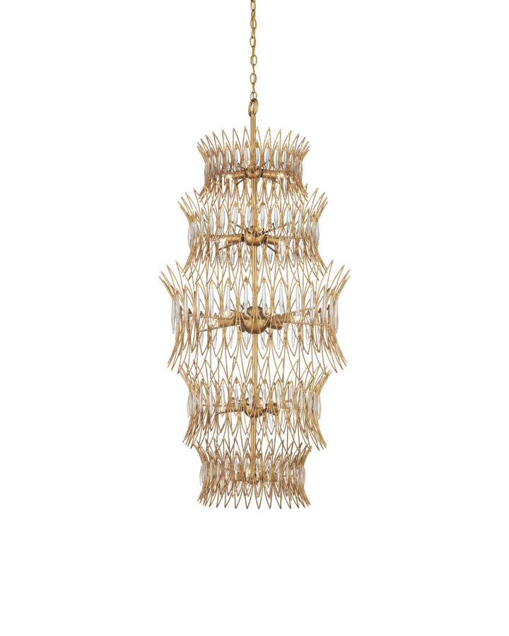 Chandeliers Marquise Large Gold Chandelier