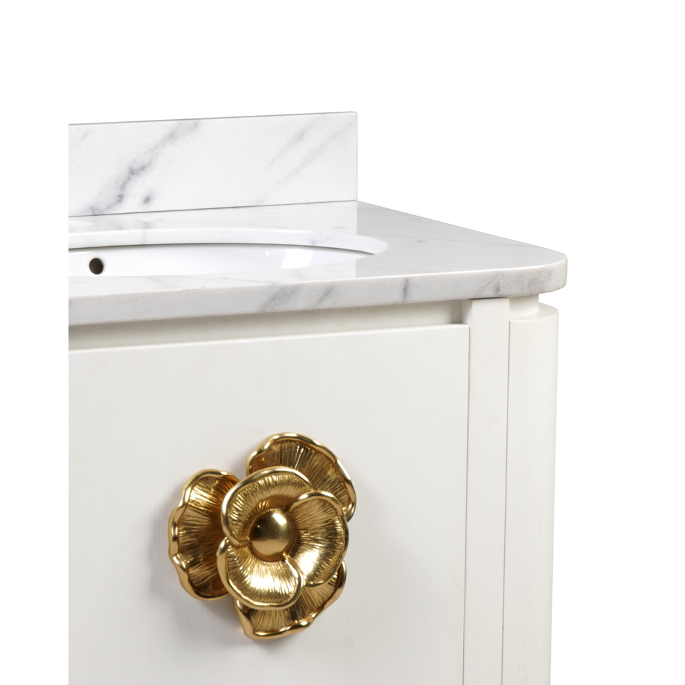 Briallen 30" White Vanity with Oval Undermount Sink