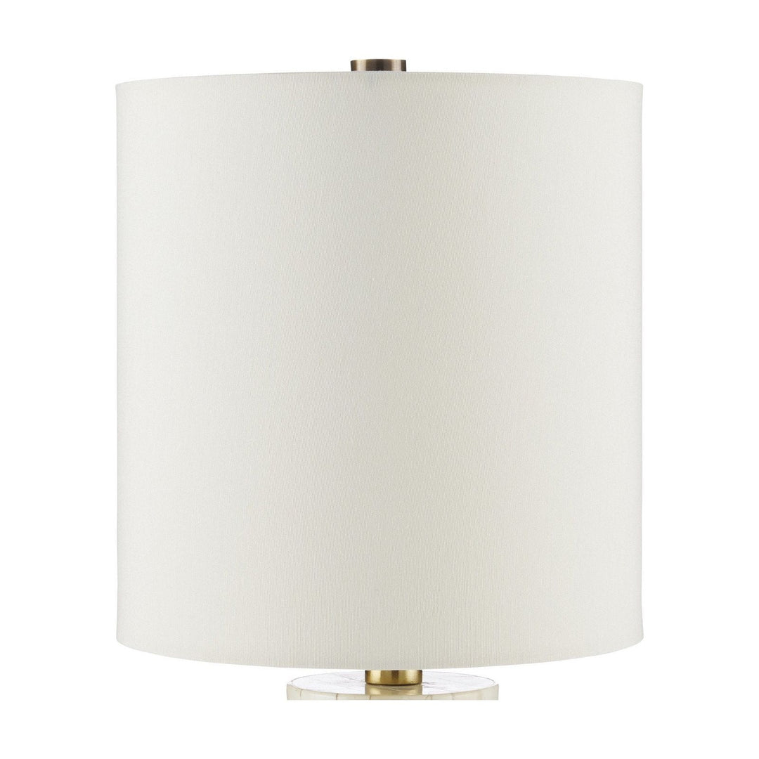 Osso White Round Table Lamp