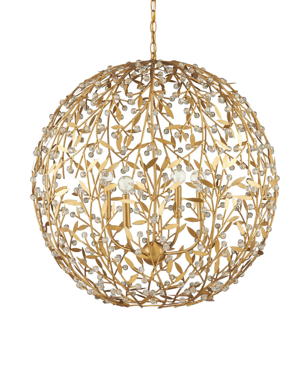 Chandeliers Secret Garden Gold Orb Chandelier