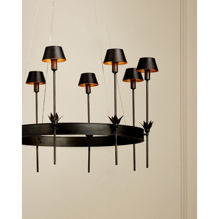 Coterie Bronze Chandelier