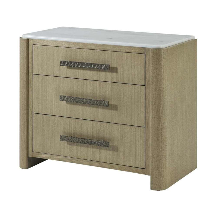 Essence Three Drawer Nightstand-Theodore Alexander-THEO-TA60104.C359-NightstandsBlonde-ll-4-France and Son