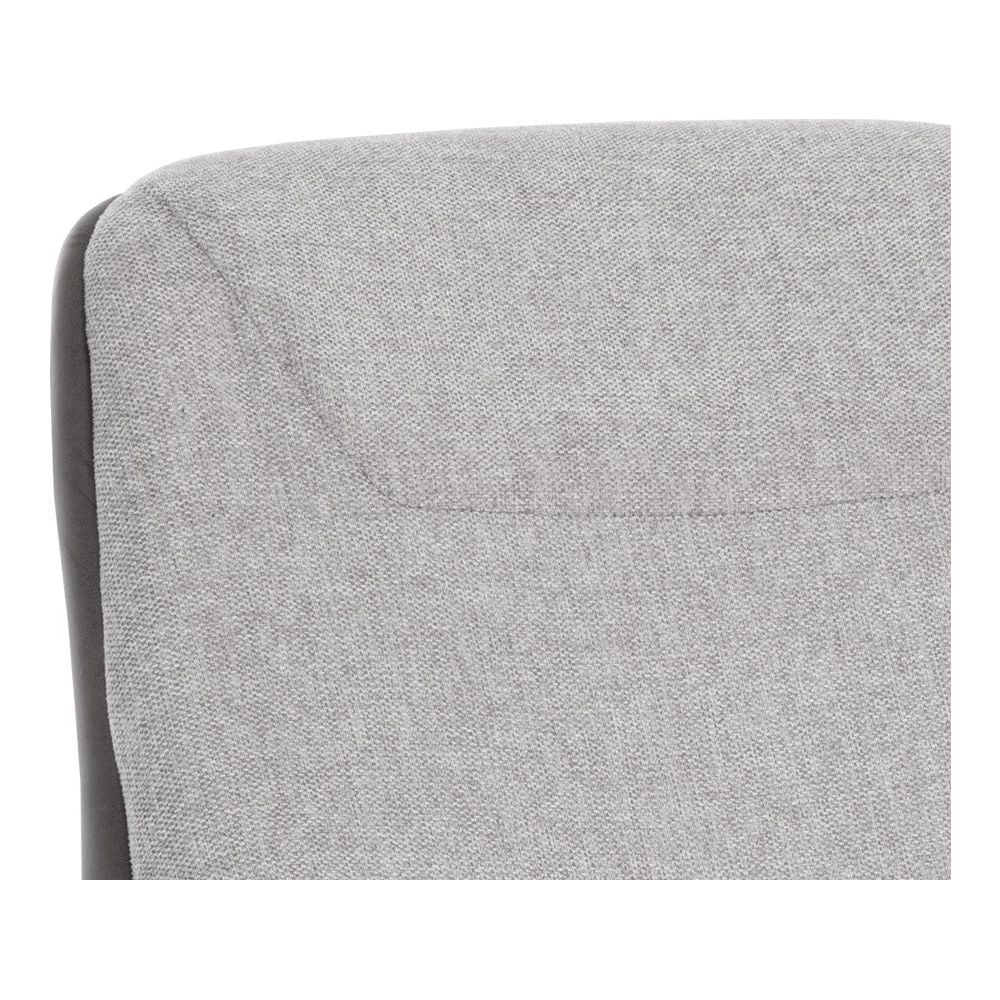Lucier Lounge Chair - Belfast Heather Grey / Bravo Ash