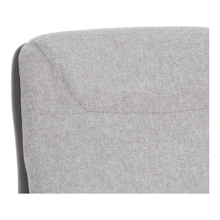 Lucier Lounge Chair - Belfast Heather Grey / Bravo Ash