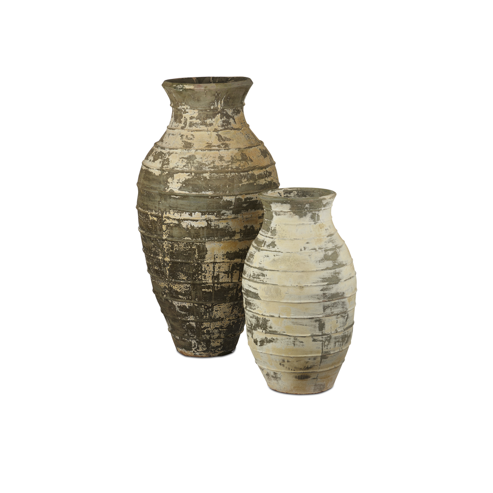 Ragusa Large Antique White Urn