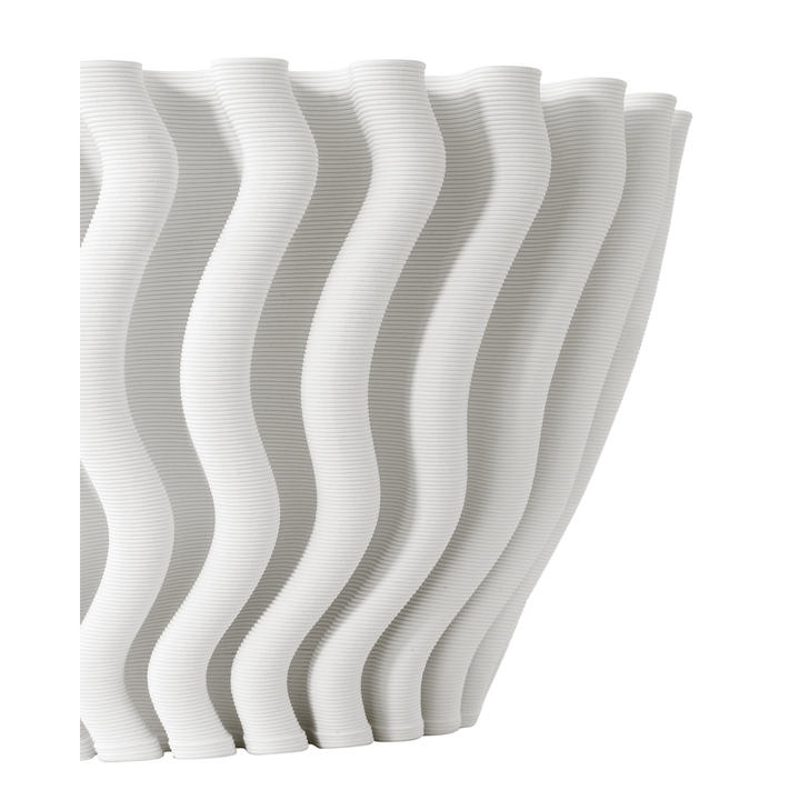 Vases Ripple White Vase