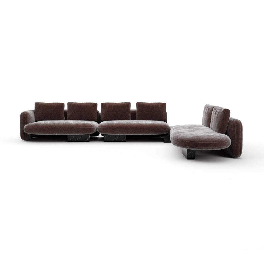 Overlap L Bumper Sectional