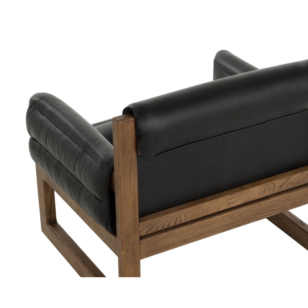 Ferguson Lounge Chair - Vintage Black Night Leather