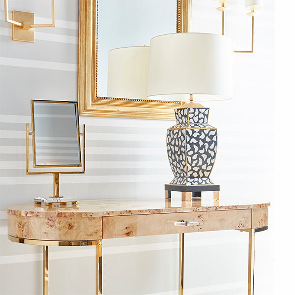 Table Lamps Bianca - Hand Painted Urn Shape Tole Table Lamp