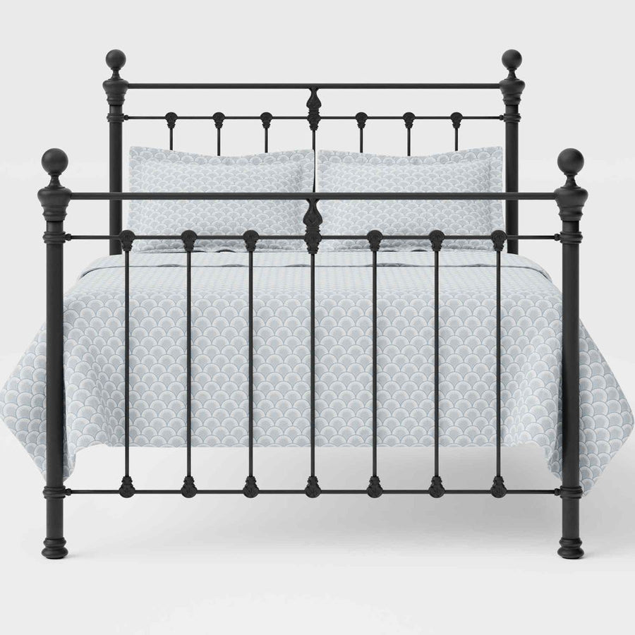 Beds Four Poster Castile Metal Bed Solo Satin Black - King