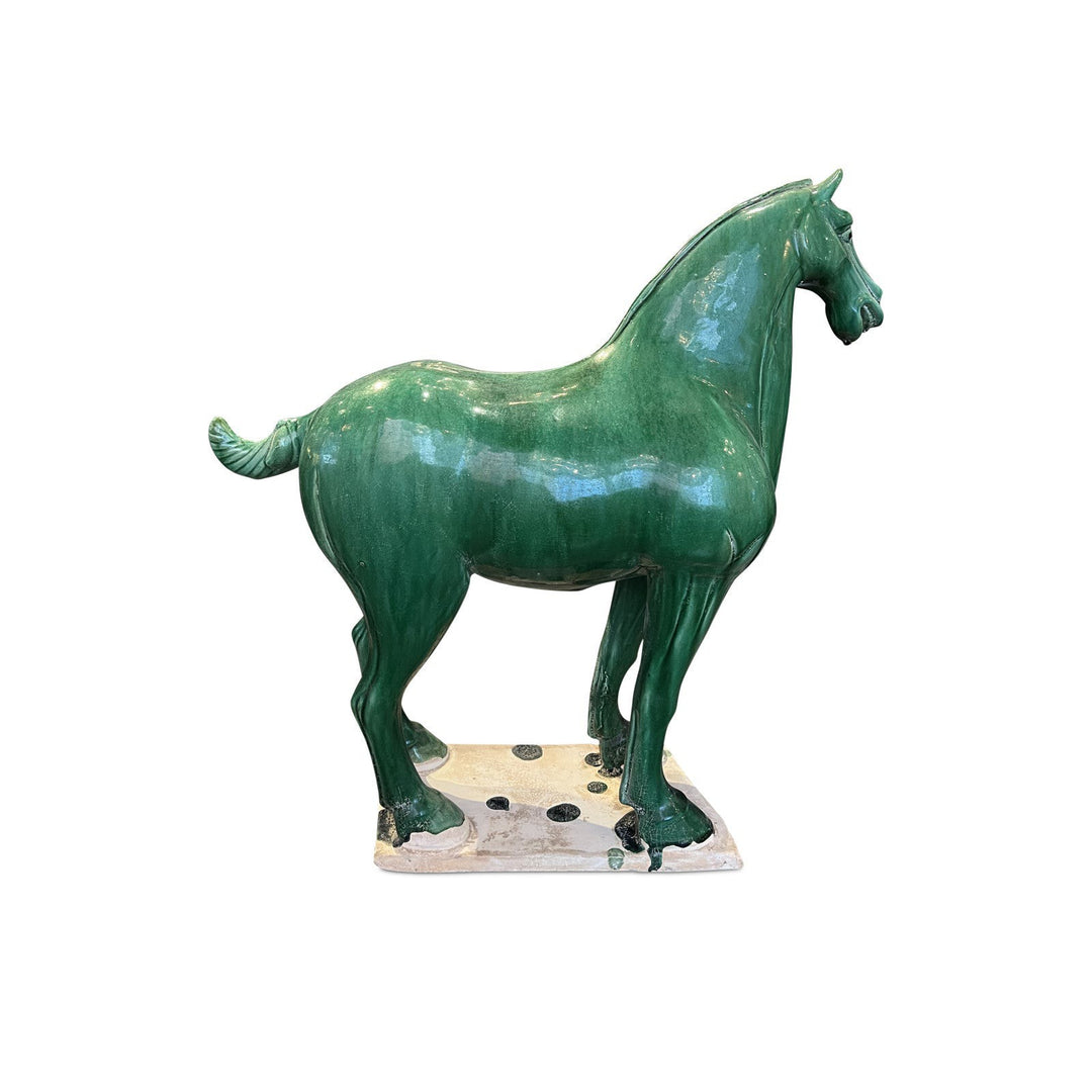 Tang Dynasty Large Green Horse