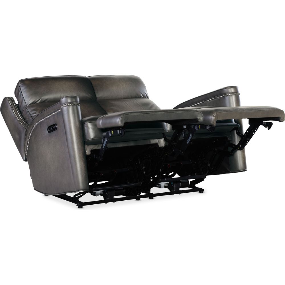 Sofas: Recliners Hamilton Power Loveseat with Power Headrest - Grey