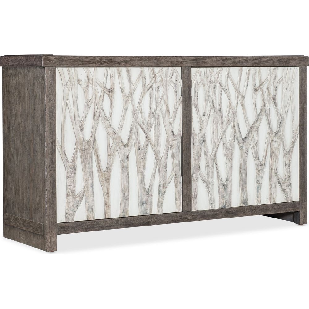 Sideboards & Credenzas Commerce & Market Aspen Grove Door Chest - Dark Wood