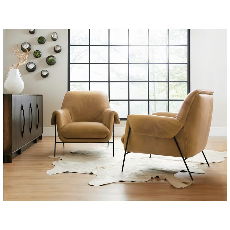 Ambroise Metal Frame Club Chair