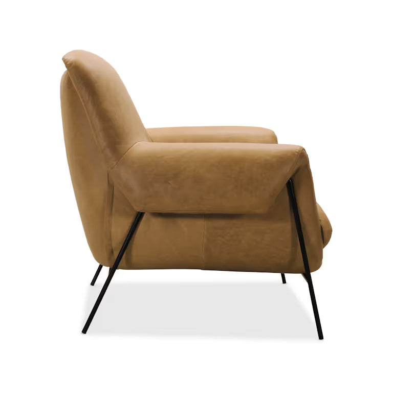 Ambroise Metal Frame Club Chair