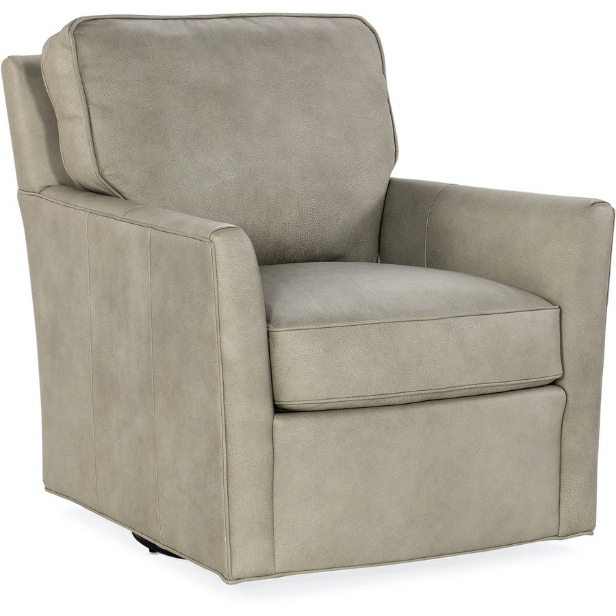 Swivel Club Chair - 31"-Hooker-HOOKER-CC323-080-Lounge ChairsLandscape Tundra-1-France and Son