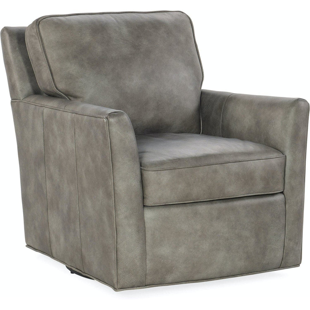 Swivel Club Chair - 31"-Hooker-HOOKER-CC323-092-Lounge ChairsLandscape-The Captain-4-France and Son