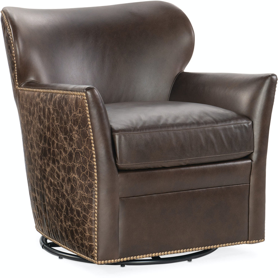 Swivel Chair-Hooker-HOOKER-CC324-085-Lounge ChairsLaguna Hearth-1-France and Son