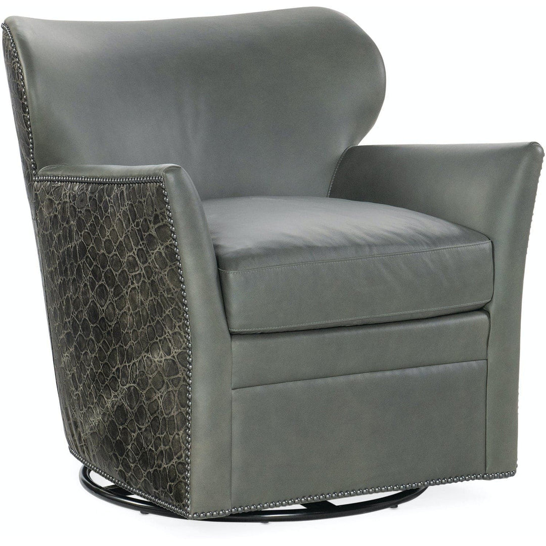 Swivel Chair-Hooker-HOOKER-CC324-097-Lounge ChairsLaguna Stone-5-France and Son