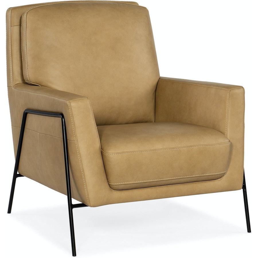 Amette Metal Frame Club Chair-Hooker-HOOKER-CC452-009-Lounge ChairsAnkur Sand-1-France and Son