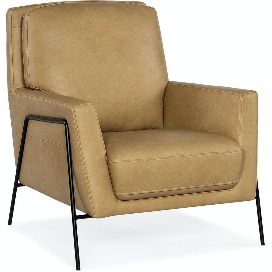 Amette Metal Frame Club Chair-Hooker-HOOKER-CC452-009-Lounge ChairsAnkur Sand-1-France and Son