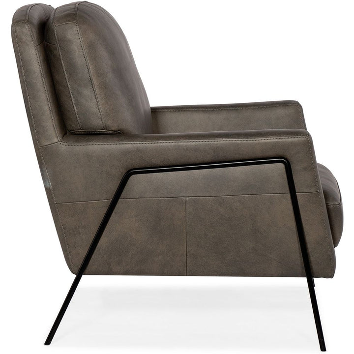 Amette Metal Frame Club Chair