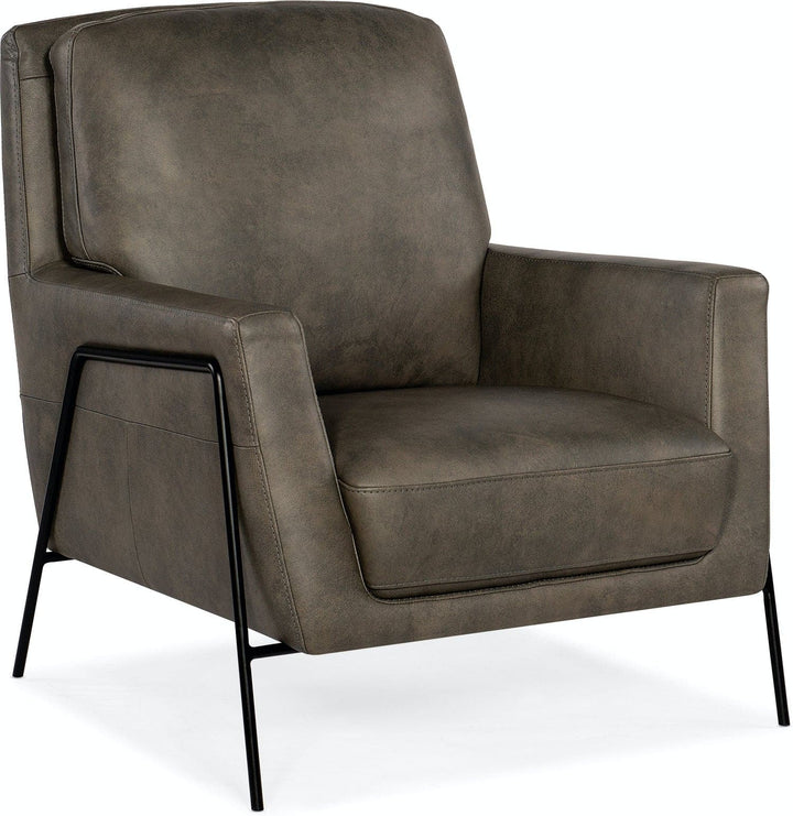 Amette Metal Frame Club Chair-Hooker-HOOKER-CC452-093-Lounge ChairsAnkur Meteor-4-France and Son