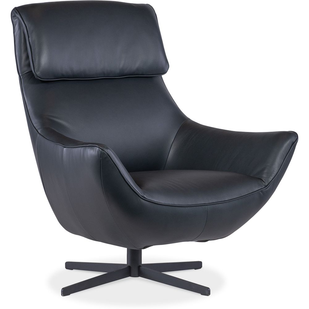 Lounge Chairs Hughes Swivel Chair - Blue