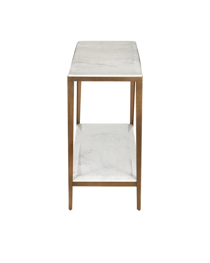 Console Tables Oblique Marble Console Table