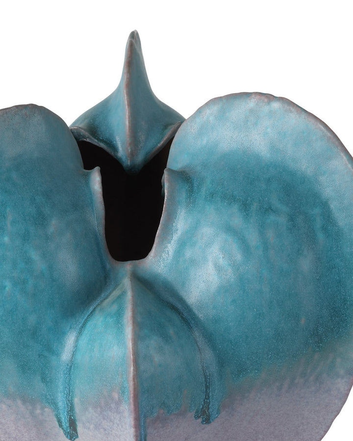 Vases Free-Form Blue Vase