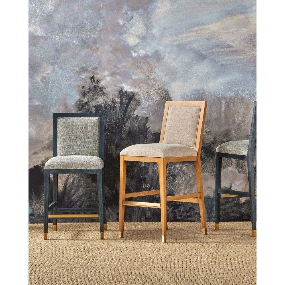 Bar & Counter Stools Santos Vintage Navy Counter Stool, Barrett Dusk